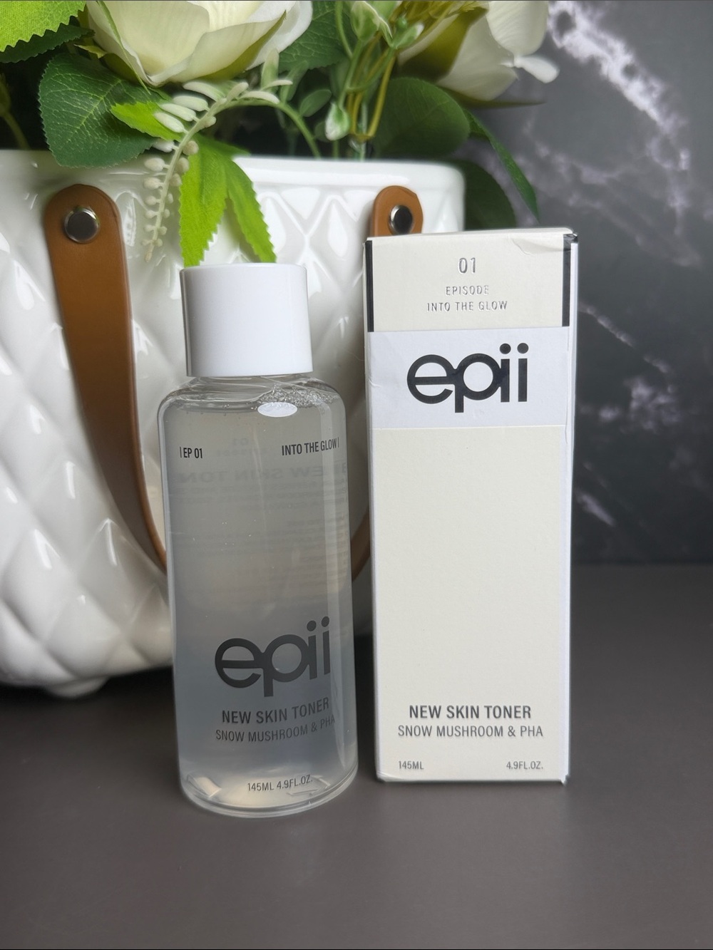 New Skin Toner (White) - Snow Mushroom & PHA, 145ml
